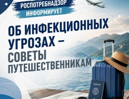 Об инфекционных угрозах – советы путешественникам
